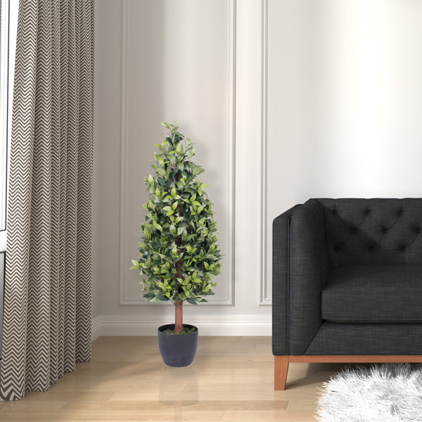 Darby Home Co 4' Artificial Bay Tree & Reviews Wayfair